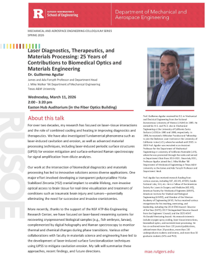 March 11 Colloquium Speaker